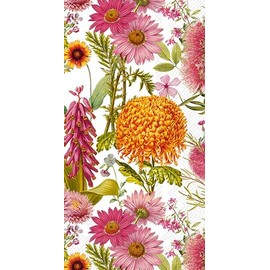 IHR Ideal Home Range Dinner Napkins Disposable 3-Ply Paper Hand Towels, 8.25" x 4.5", Maresa, 16-Count