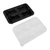2 Pcs 3d Cat Shaped Silicone Ice Cube Tray With