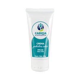 CARICIA AROMÁTICA — Crema Protectora Solar FPS 50 60g | Cuidado Personal