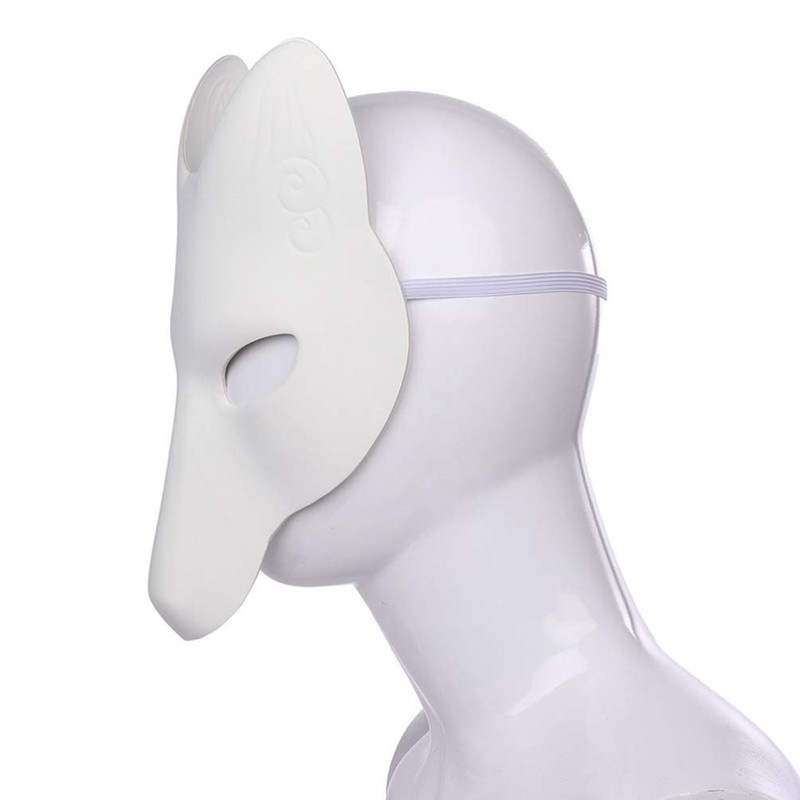COHEALI Blank Mask - White Paper Blank Hand Painted Face