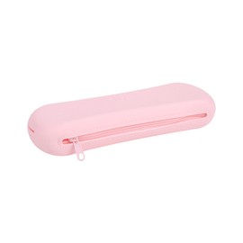 Gab & Angel Silicone Travel Makeup Brush Holder, Makeup Brush Bag, Silicone Makeup Bag, Makeup Brush Case, Brush Travel Case (Pink), SILICONEBAG_001