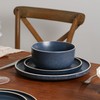 Earth & Clay Amber 24-Piece Dinnerware Set Stoneware, Dishwasher and