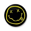 Nirvana Smiley Face Logo Button Badge