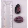 Rhodonite A- Grade Large Crystal Tumbled Stone, 3-3.5 cm -