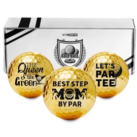 CybGene Step Mom Gifts, Golf Gifts for Step Mom, Unique, Colored Golf Balls, Cool Accessories for Golfers, Golf Lovers, for Birthday and Christmas - Step Mom