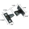 Hafele Keku Push-On Fitting Set - Bracket Connectors for False
