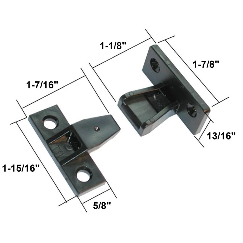 Hafele Keku Push-On Fitting Set - Bracket Connectors for False