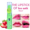 PINNER Fruit Extract Color Changing Green Pink Magic Lipstick Combo