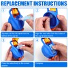 BOXOB 4pcs Bite Valve Replacement for Zak Designs Water Bottle,