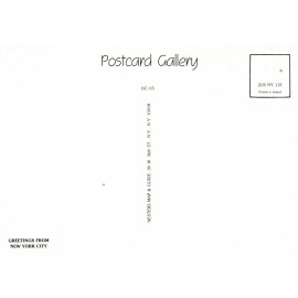 Nestor's Map & Guide Greetings from New York City, I Love New York --POSTCARD