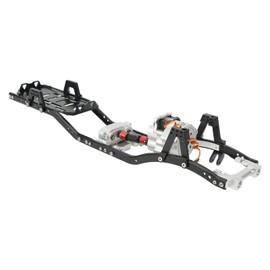RC Chassis Frame Aluminum Alloy 313mm Wheelbase RC Frame with Prefixal Shiftable Gear Box for Axial SCX10 1/10 RC Crawler