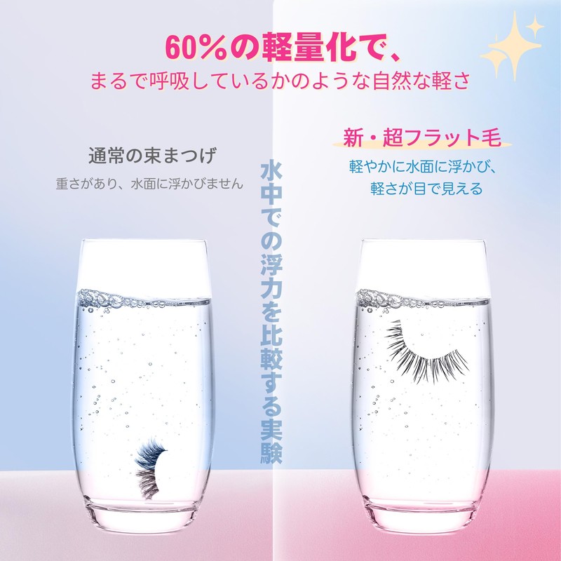 Ultra-thin False Eyelashes - BEPHOLAN 7 Pairs Eyelash Pack False