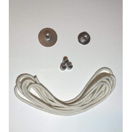 5 Wick Holders Wick It Up with US Stainless Steel Thermal Tube Wick Holders and 5' 3/16" Turbo Air Core Technology Wick Oil Rock Candle Lamp Mason Jar Lid DIY Emergency Lighting Lighting (18) 10