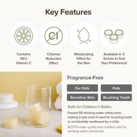 Vita Replacement Filter for Shower Head, Vitamin C Filter Refill Fragrance free