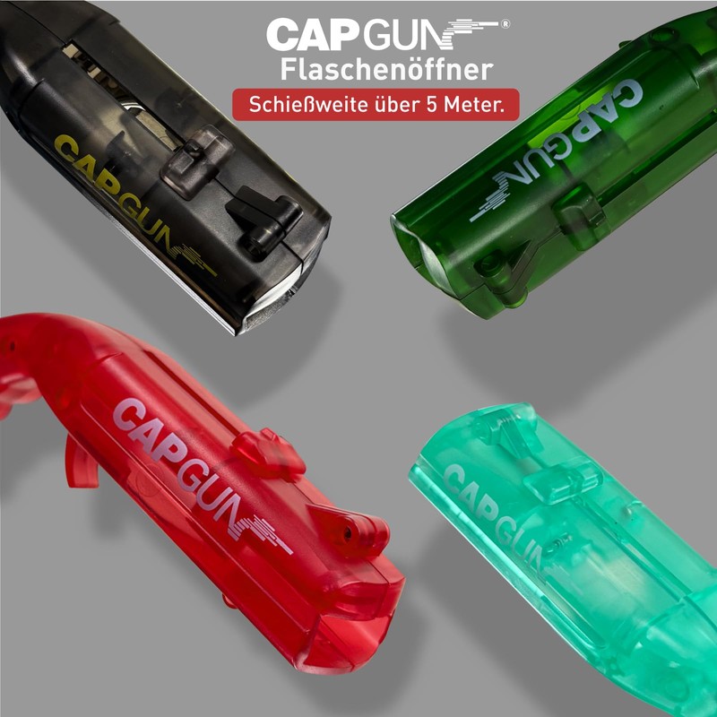 Clear Frosted Bottle Cap Shooter Gun – Fun Bottle Opener