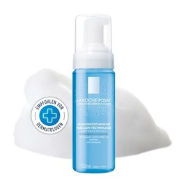 La Roche Posay Micellar Cleansing Foam, Facial Cleansing and Makeup Remover for Sensitive Skin, Creamy Foam with Micellar Technology, 150 ml