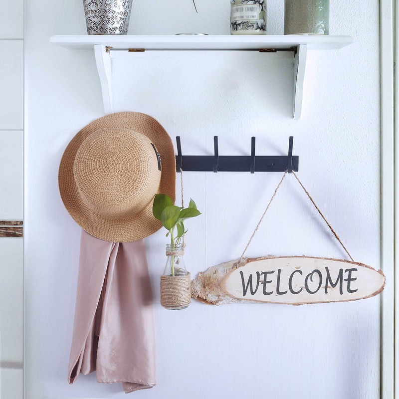 WEBI Coat Rack Wall Mounted,10 Hooks for Hanging Coats,30 Inch