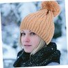 SAFIGLE Warmest Beanies Cap Knitted Hats for Women Retro Style