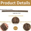 120 Pieces Craft Sticks Wood Sticks DIY Log, Twigs Length