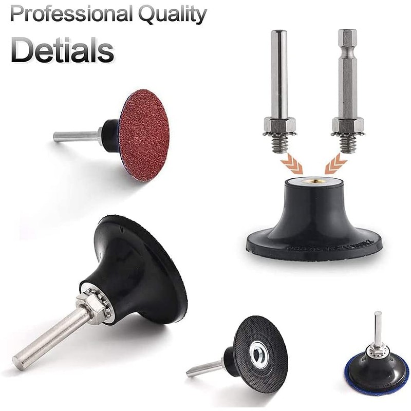 9 Pack 2 Inch Versatile Die Grinder Attachment Kit Roll
