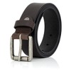 LINDENMANN Men's Leather Belt 40 mm Wide Belt Full Cowhide