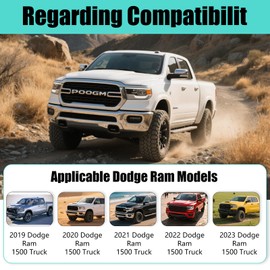 Dedoda Sun Visor Repair Kit Fits for Dodge RAM 1500 Trucks 2019-2023, 1 Set Aluminum Black Sun Visor Repair kit, Car Sun Visor Fixer Clip Repair kit, Visor Clips for Cars, Dodge Ram 1500 Accessories