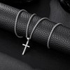 Silver Cross Necklace for Men, Speroto 925 Sterling Silver Mens