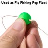 Dr.Fish 30 Pack Pompano Floats Foam Floats for Surf Fishing