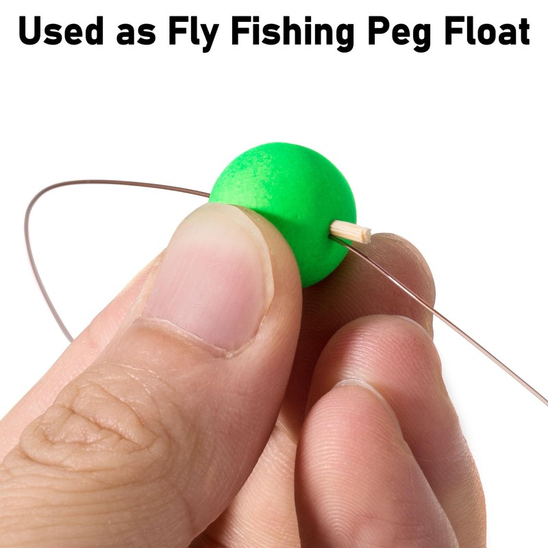 Dr.Fish 30 Pack Pompano Floats Foam Floats for Surf Fishing