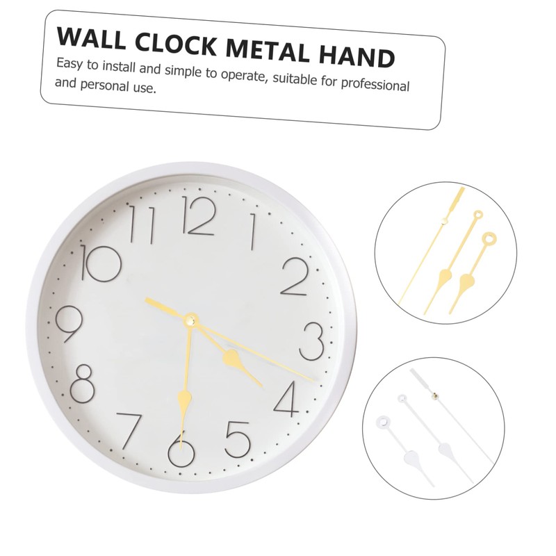 NOLITOY 10 Sets Clock Hand Replacement Kit High Precision Clock