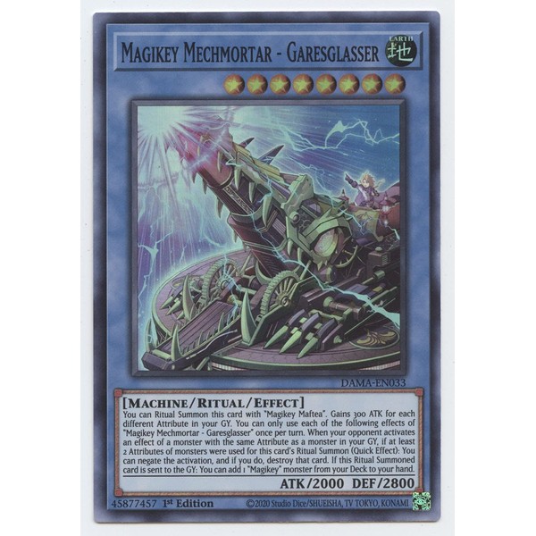 Magikey Mechmortar - Garesglasser - DAMA-EN033 - Super Rare -