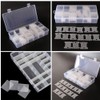 Embroidery Floss Organizer Box Set, 200 Pcs White Plastic Flossand