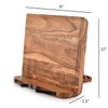 NIRMAN Acacia Wood Book Stand Adjustable Angle Reading Book Holder