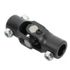 OCPTY Black Universal Steering Shaft U-Joint Coupler 3/4"DD Triangle Single