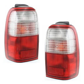 For 1997-2000 Toyota 4Runner Tail Light Driver and Passenger Side Bulbs Included TO2800123, TO2801123 - Replaces 81560-35121, 81550-35121 ;from 1/97