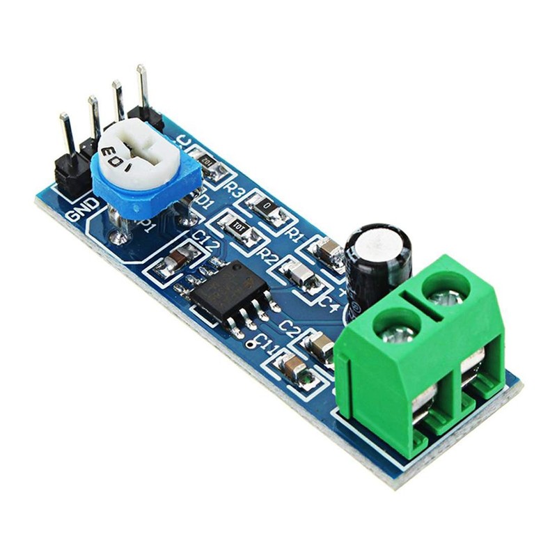 Hailege LM386 Mono Audio Amplifier Module 200 Times AMP Solo