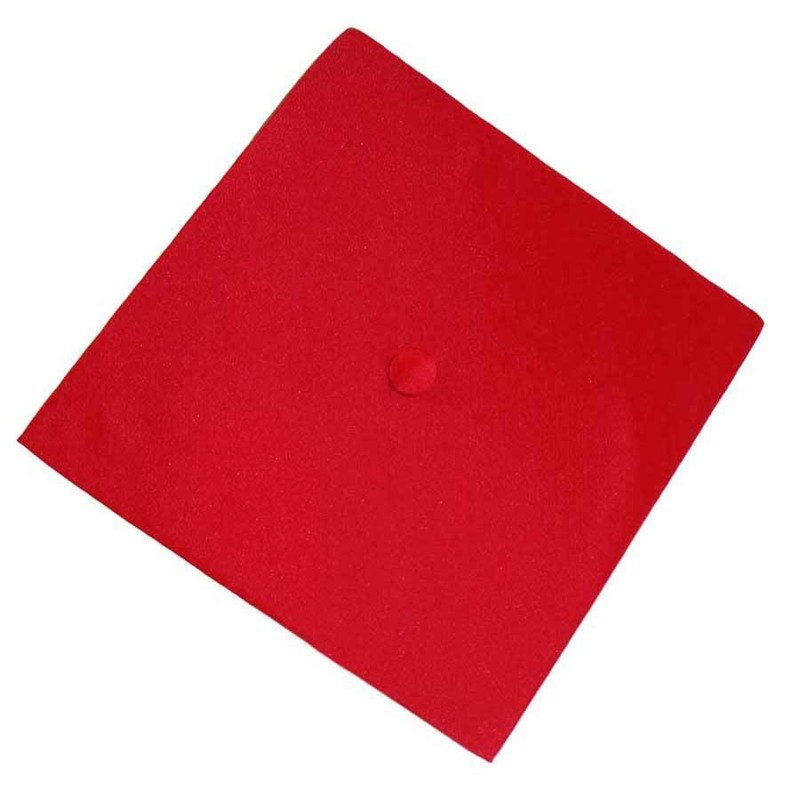 Jostens Paquete de gorra y vestido de graduación extrachico rojo