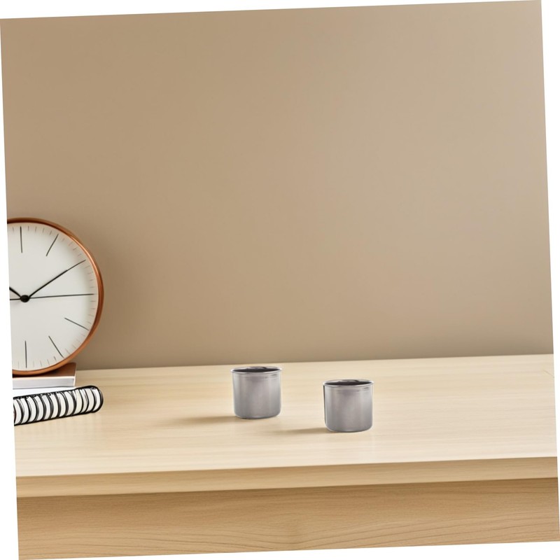 ULTECHNOVO 4pcs Stackable Stainless Steel Cups Metal Drinking Tumblers for