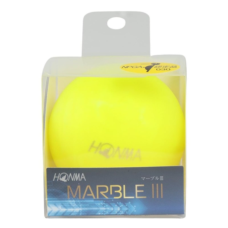 HONMA Park Golf Ball Marble 3 PGA2501 YE (Yellow/FF/Men's, Lady's)