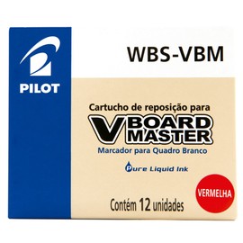 Pilot Begreen V Board Master refill with 6mm line width and red ink, BOX of 12