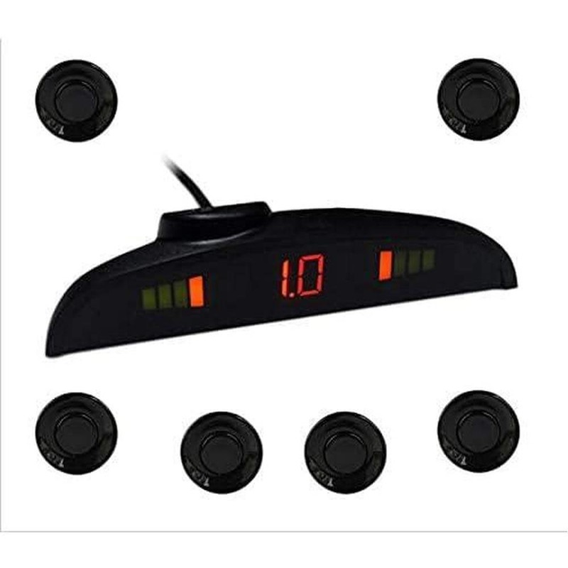 TOTMOX Car Reverse Parking Radar System 8 Reversing Sensors Kit