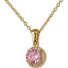 LuckyLy Set de Joyería para Mujer Oro 14K Collar y