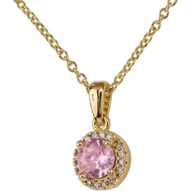 LuckyLy Set de Joyería para Mujer Oro 14K Collar y Aretes Regalos para Mamá