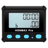 HONMAX 8100 プロフェッショナルインターバルタイマーとストップウォッチ-ブラック。