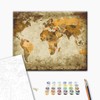 murando n-A-0231-d-a Painting by Numbers World Map 60 x 40