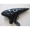 Utopia Glossy Black Ocarina Ceramic Soprano G - Easy to