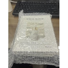 MASTINA White Mastic Ampoule Sheet Mask Pack of 12- Illuminating. Ultra-Moisturizing Facial Mask. Intensive Korean Skin Care. Fermented Mastic Gum