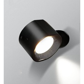 Hoffnugshween LED Wall Mounted Lamps Up&Down Light Sources Wall Sconces with Remote Control Cordless Rechargeable 360°Rotation Magnetic Ball 3 Level Brightness Color Temperature Change Touch Control