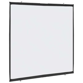 vidaXL Projector Screen Wall Hanging 67 Inch 1:1, Projection Screen, Home Cinema Screen, Projector Screen, Roller Screen