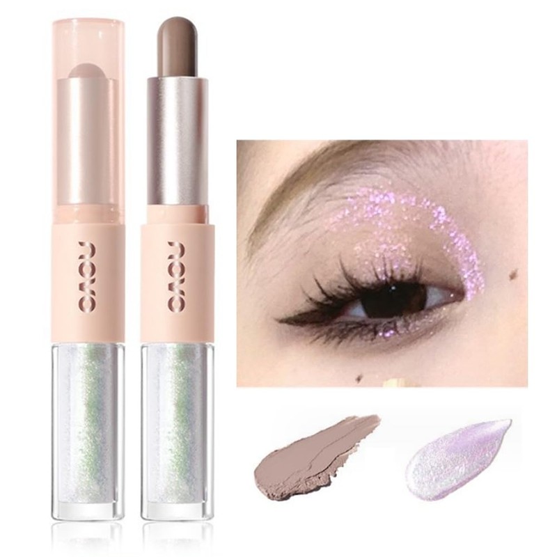 NOVO Galaxy Diamond Smart Double Head Eyeshadow Pencil Contour Pen